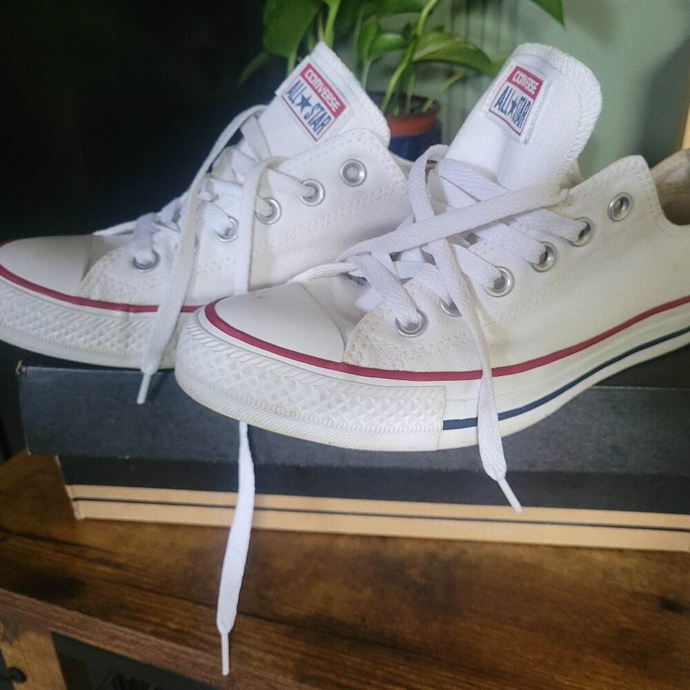 Converse Chuck Taylors Classic White Canvas Sneaker